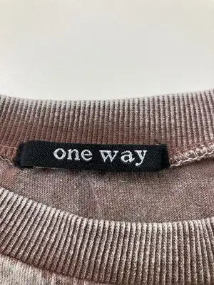 One Way/ワンウェイ/Tシャツ/カットソー/トップス/ブラウン/F
