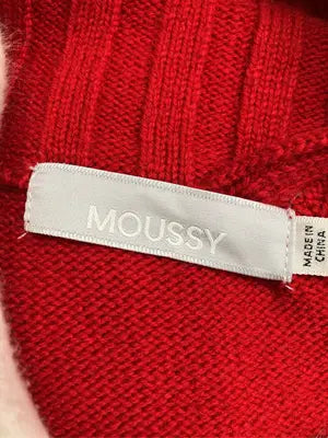 MOUSSY/マウジー/ニット/セーター/トップス/レッド/F