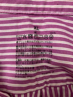 無印良品/ムジルシリョウヒン/シャツ/ブラウス/トップス/ピンク/XL