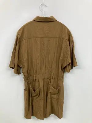 ZARA/ザラ/シャツ/ブラウス/トップス/ブラウン/EUR XS
