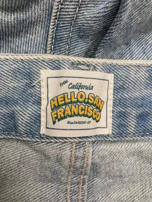 HELLO.SANFRANCISCO/ハローサンフランシスコ/デニムパンツ/パンツ/スカイブルー/S