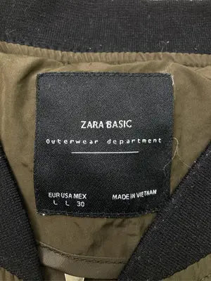 ZARA BASIC/ザラベーシック/ブルゾン/ジャケット/アウター/カーキ/USA L