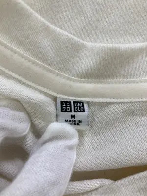 UNIQLO/ユニクロ/Tシャツ/カットソー/トップス/アイボリー/M