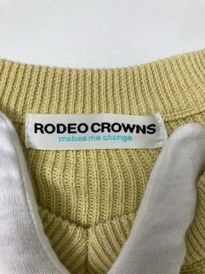 RODEO CROWNS/ロデオクラウンズ/ニット/セーター/トップス/イエロー/FREE