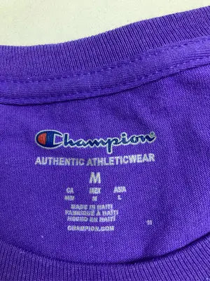 Champion/チャンピオン/Tシャツ/カットソー/トップス/パープル/M