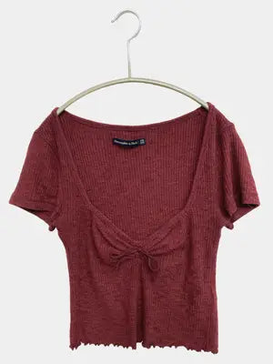 Abercrombie & Fitch/アバクロンビーアンドフィッチ/Tシャツ/カットソー/トップス/レッド/XS