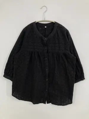SEASON REASON/シーズンリーズン/シャツ/ブラウス/トップス/ブラック/M