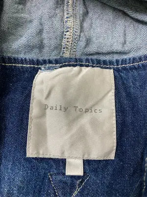 Daily Topics/デイリートピックス/パーカー/トップス/ブルー/4L  バスト107～115  身長154～162