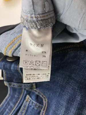 INDIMARK/デニムパンツ/パンツ/ネイビー/M