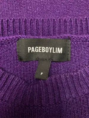 PAGEBOYLIM/ページボーイリム/ニット/セーター/トップス/パープル/F
