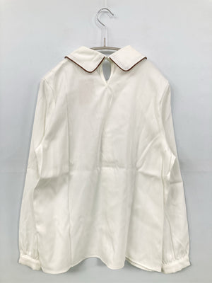 Mu Yi/シャツ/ブラウス/トップス/ホワイト/L