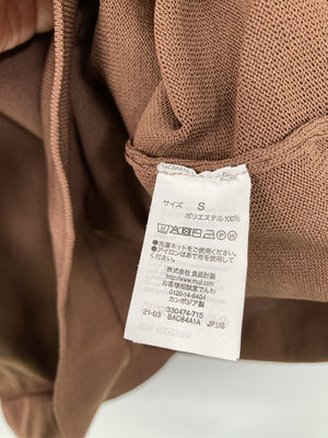 無印良品/ムジルシリョウヒン/Tシャツ/カットソー/トップス/ブラウン/S