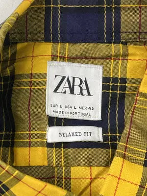 ZARA/ザラ/シャツ/ブラウス/トップス/イエロー/USA L