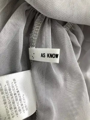 AS KNOW AS PINKY/アズノゥアズピンキー/ワンピース/ワンピース/ドレス/グレー/M