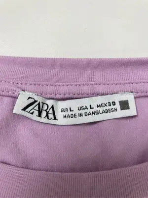ZARA/ザラ/Tシャツ/カットソー/トップス/パープル/USA L