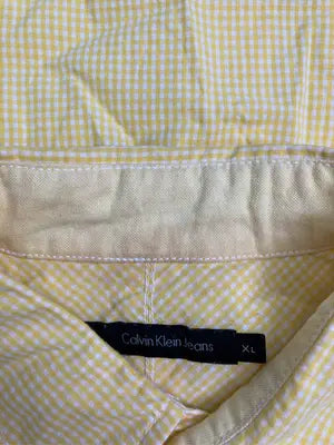 Calvin Klein Jeans/カルバンクラインジーンズ/シャツ/ブラウス/トップス/イエロー/XL