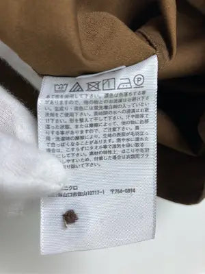 UNIQLO/ユニクロ/シャツ/ブラウス/トップス/ブラウン/L