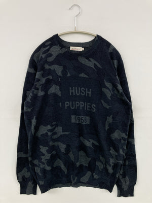 Hush Puppies/ハッシュパピー/ニット/セーター/トップス/ネイビー/L