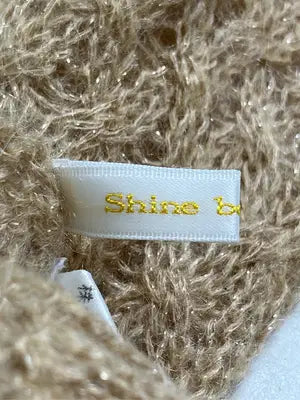 Shine be model/ニット/セーター/トップス/ベージュ/M