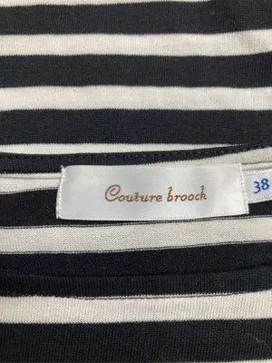 Couture brooch/クチュールブローチ/Tシャツ/カットソー/トップス/ブラック/38