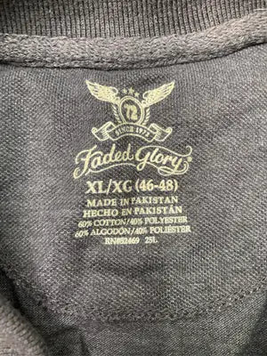 FADED GLORY/フェイデッドグローリー/ポロシャツ/トップス/グレー/XL/XG