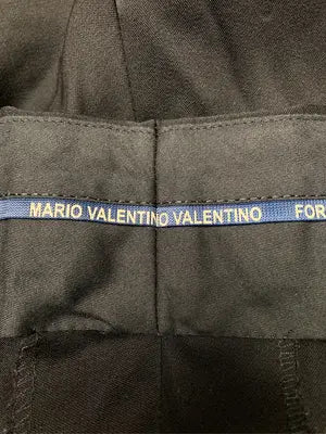 MARIO VALENTINO/スラックス/パンツ/ブラック/胸囲100　胴囲90　身長180   AB7