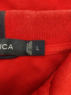NAUTICA/ノーティカ/ポロシャツ/トップス/レッド/L