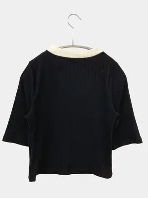 Adoon plain/アドーンプレーン/Tシャツ/カットソー/トップス/ブラック/F