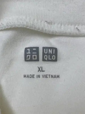 UNIQLO/ユニクロ/Tシャツ/カットソー/トップス/ホワイト/XL