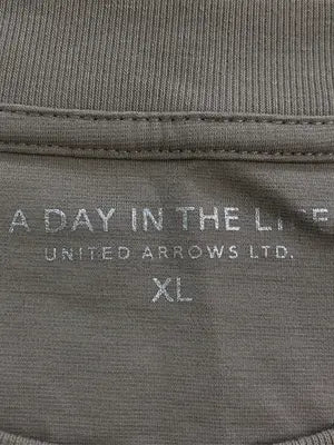 A DAY IN THE LIFE UNITED ARROWS/アデイインザライフユナイテッドアローズ/Tシャツ/カットソー/トップス/ベージュ/XL