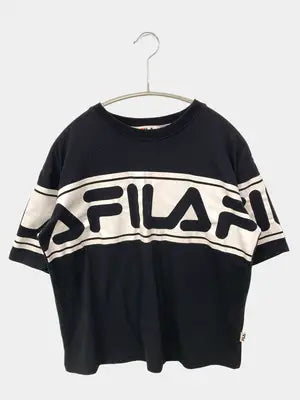 FILA/フィラ/Tシャツ/カットソー/トップス/ブラック/S