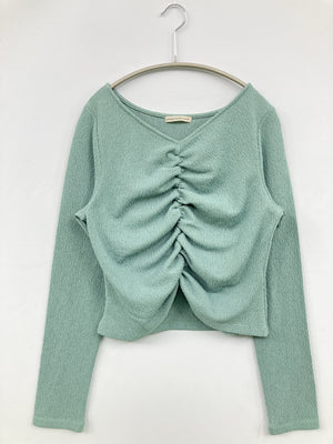 continuer de NICE CLAUP/コンティニューデナイスクラップ/ニット/セーター/トップス/ライトグリーン/F