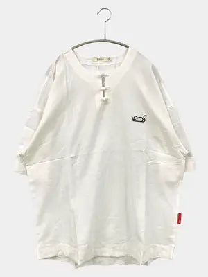 DS001/Tシャツ/カットソー/トップス/ホワイト/XL