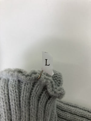 ニット/セーター/トップス/グレー/L