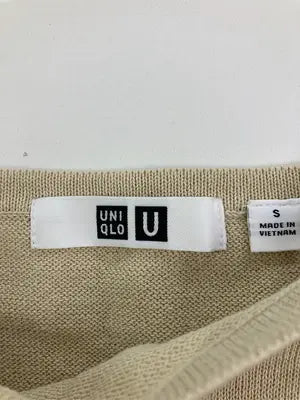 UNIQLO U/ユニクロユー/ニット/セーター/トップス/ベージュ/S
