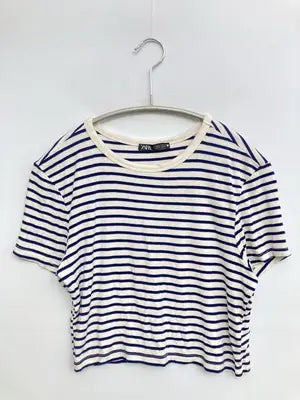 ZARA/ザラ/Tシャツ/カットソー/トップス/ホワイト/L