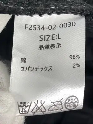 FOLLOWIN/フォロウィン/デニムパンツ/パンツ/ブラック/L