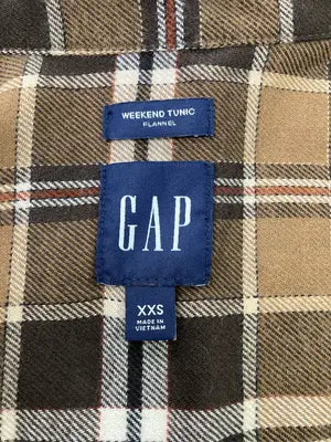 GAP/ギャップ/シャツ/ブラウス/トップス/ブラウン/XXS