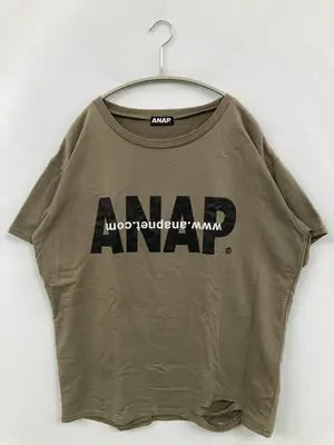 ANAP/アナップ/Tシャツ/カットソー/トップス/カーキ/F