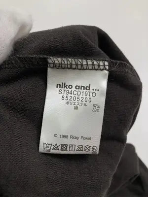 niko and .../ニコアンド/Tシャツ/カットソー/トップス/ブラウン/M
