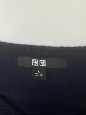 UNIQLO/ユニクロ/ニット/セーター/トップス/ネイビー/L