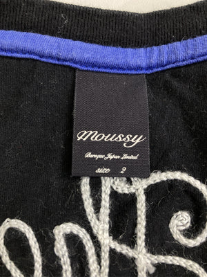 MOUSSY/マウジー/Tシャツ/カットソー/トップス/ブラック/2
