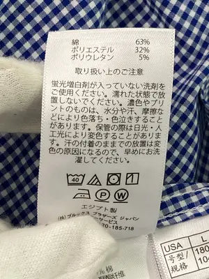 BROOKS BROTHERS/ブルックスブラザーズ/シャツ/ブラウス/トップス/ブルー/L