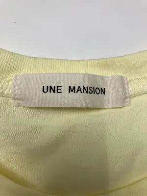 UNE MANSION/ウメマンション/Tシャツ/カットソー/トップス/イエロー/F
