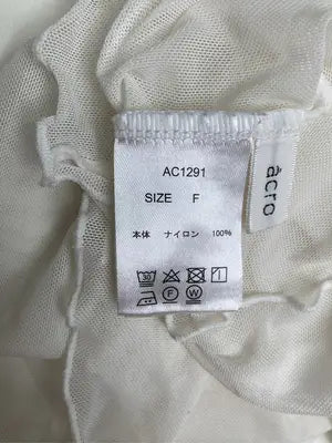 ACRO/Tシャツ/カットソー/トップス/ホワイト/F
