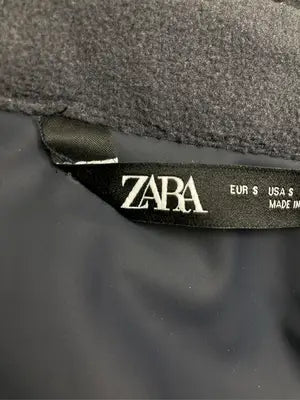 ZARA/ザラ/ノーカラーコート/ジャケット/アウター/グレー/EUR S