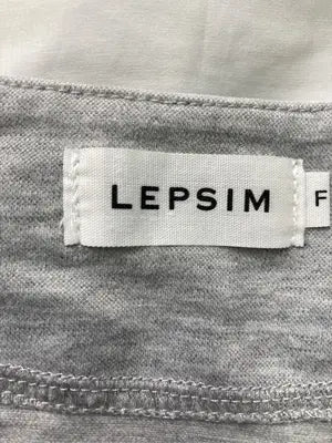 LEPSIM/レプシィム/Tシャツ/カットソー/トップス/グレー/F