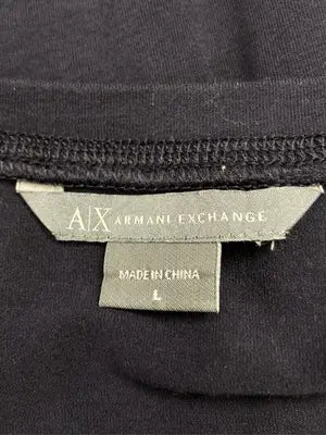 ARMANI EXCHANGE/アルマーニエクスチェンジ/Tシャツ/カットソー/トップス/ブラック/L