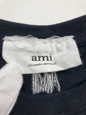 ami/アミ/Tシャツ/カットソー/トップス/ブラック/L