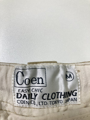 coen/コーエン/チノパンツ/パンツ/ベージュ/M